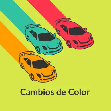 Cambio de color con vinilo